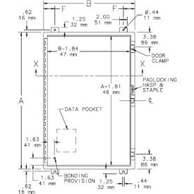 Wall Mount, Type 12/13 Enclosure, 20.00x20.00x10.00, Steel/paint