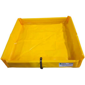 Folding Duck Pond Mini-Berm Containment, 2' x 2' x 6'', 5622-YE-F