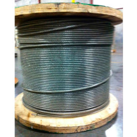 250' 3/8" Dia. Vinyl Coated 7x19 Type 304 Stainless Steel Cable