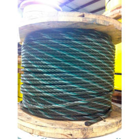 250' 5/8" Dia. 6x36 Extra Improved Plow Steel Bright Wire Rope