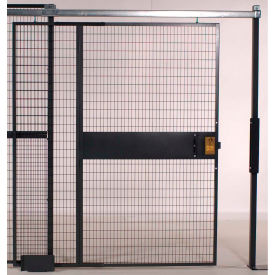 Woven Wire Slide Door, 5'W x 8'H, 8' 5-1/4" Overall Height