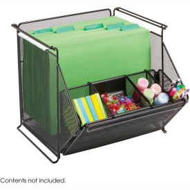 Stackable Mesh Storage Bins