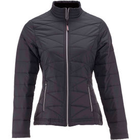 Women's Softshell Quilted Jacket, Black, Medium