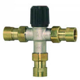 AM-1 1070 Series 1/2" Union NPT Lead Free Mixing Valve 70°F-120°F