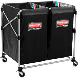 (2) 4 Bushel Cap. X-Cart Collapsible Multi-Stream Bulk Truck