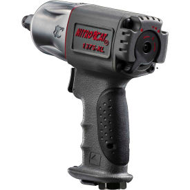 Nitrocat Composite Twin Hammer Air Impact Wrench, 1/2" Drive Size, 900 Max Torque