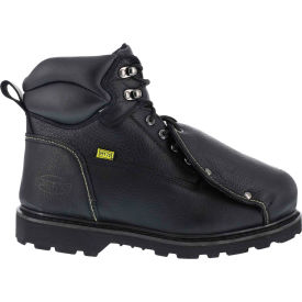 Men's 6" Met Guard Work Boot, Black, Size 9.5 M