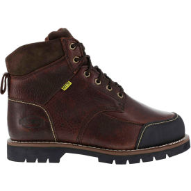 Men's 6" Internal Met Guard Work Boot, Brown, Size 9.5 W