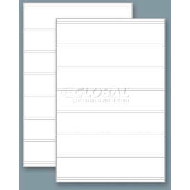 Replacement Faces, (2) For The Standard QLA, 24" X 36" X 4 Mm-White Message Board