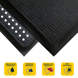 Anti Fatigue Mat 7/16" Thick 3' x 5' Black