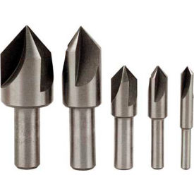 Cobalt 3 Flute Center Reamer Countersink Set 82° 1/4" - 3/4"