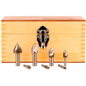 HSS 1 Flute Countersink Set 90° 1/4" - 3/4"