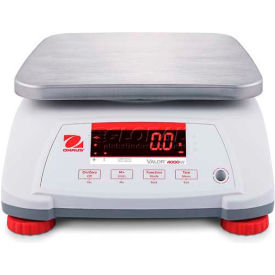 Valor 4000 Water Resistant Digital Scale 15lb x 0.002lb 7-1/2" x 9-1/2" Platform