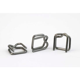 Standard Duty Polypropylene Strapping Wire Buckles, 3/4" Strap Width, Pack of 1000