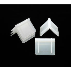 Plastic Strap Guard Corner Protectors, 2"L x 2-1/2"W, White, Pack of 1000