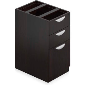 3 Drawer Pedestal in Espresso - Executive Modular Furniture