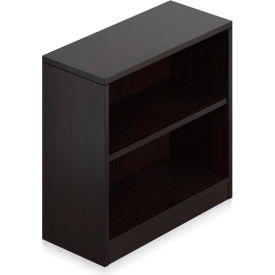 1 Shelf Bookcase in Espresso - Executive Modular Furniture