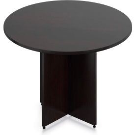 Round Conference Table - 42" - Espresso