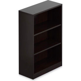 2 Shelf Bookcase in Espresso - Executive Modular Furniture