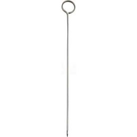 Steel Skewers W/ Oval Ring, 10"L, 12 per Pack, 5 Packs per Case
