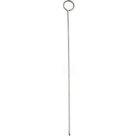 Steel Skewers with Oval Ring, 12"L, 12 per Pack, 5 Packs per Case