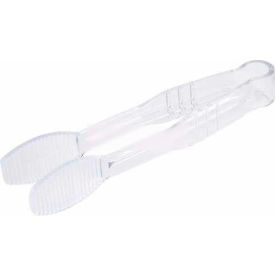 Flat Tong PC, 6"L, Clear Plastic