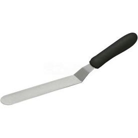 Offset Spatulas, 7-3/4"L Blade, Black Polypropylene Handle