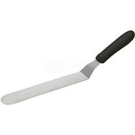 Offset Spatulas, 9-1/2"L Blade, Black Polypropylene Handle