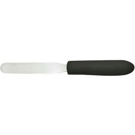 Bakery Spatulas, 4-1/4"L Blade, Black Polypropylene Handle