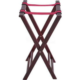 Folding Tray Stand, 33" H, Wood