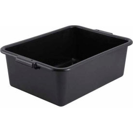 Dish Box, Black, 21-1/2"D x 15-3/4"W x 7-1/4"H, NSF
