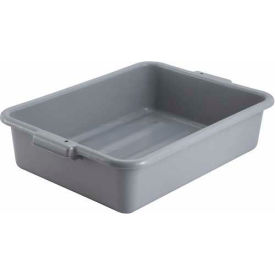 Winco PL-5G Dish Box, Gray, 20" x 15" x 5"
