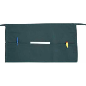 Triple Pocket Waist Apron, Green, 11-5/8" x 21-1/2"