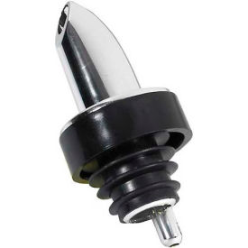Chrome Plated Free Flow Pourer, 12/Pack
