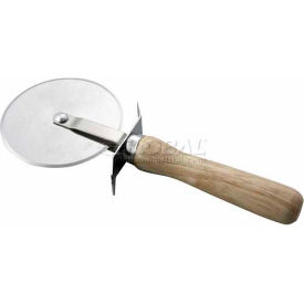 Winco Diameter Blade Pizza Cutter with Wooden Handle