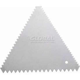 Stainless Steel Triangle Decorating Combs, Pack of 6