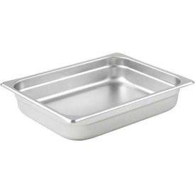 Winco Steam Pan, Half-size, 2-1/2"H