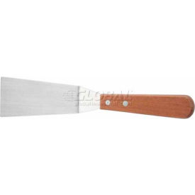 Blade Grill Spatula, 5-1/2"L Blade, 2-1/2"W, Wooden Handle
