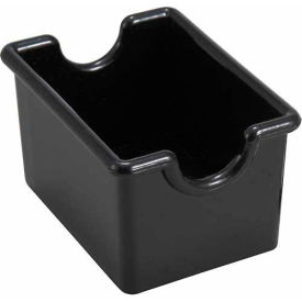 Sugar Packet Holders, 3-1/2"L, 2-1/2"W, 2"H, Black, Plastic, 12/Pack