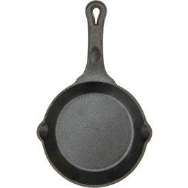 Winco Round Cast Iron Skillet