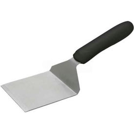 Steak/Burger Turner, 4"L Blade, 3-3/4"W, Black Polypropylene Handle