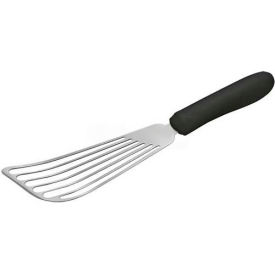 Fish Spatula, 6-1/2"L Blade, Black Polypropylene Handle