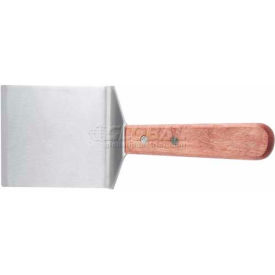 Blade Steak/Burger Turner, 4"L Blade, 3-3/4"W, Wooden Handle