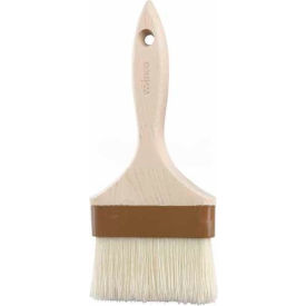Flat Pastry/Basting Brushes, 4"W, Wood handle