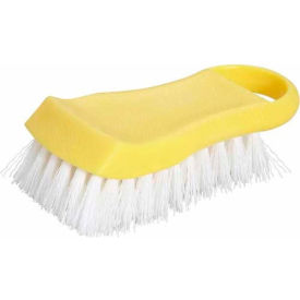 Winco CBR-YL Cutting Board Brush, Yellow, Looped Handle for Hanging