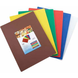 Cutting Board Set, 15"L, 20"W, 1/2"H, Assorted Colors