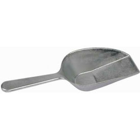 Utility Scoop W/ Flat Bottom, 7 oz, Aluminum
