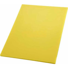 Cutting Board, 12"L, 18"W, 1/2"H, Yellow