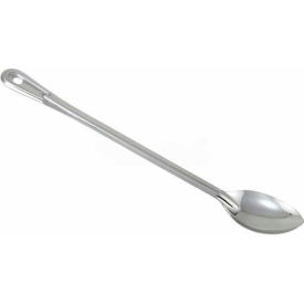 Solid Basting Spoon, 18"L, Stainless Steel