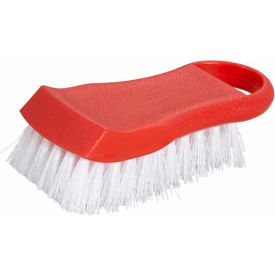 Winco Cutting Board Brush, Red, Looped Handle for Hanging
